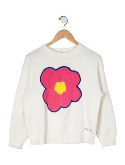 Pre-owned Marni Kids' Cotton Sweater In White