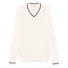 Marni Cable Knit V-neck Sweater