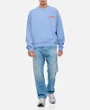 Marni Blue Logo Patch Sweatshirt In Blue