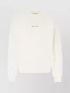 Marni White Printed Mini Logo Sweatshirt