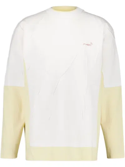 Marni Cotton T-shirt In Neutral