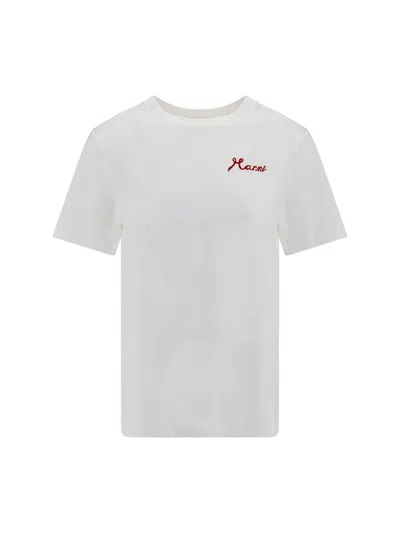 Marni Cotton T-shirt In White