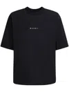 Marni Crew Neck Short Sleeves In Black