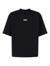 Marni Crewneck Short Sleeve T-shirt With Relaxed Fit In Black