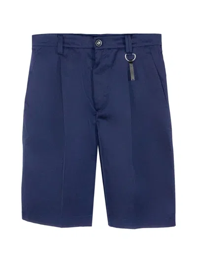 Marni Cotton Tailored Shorts In Blue