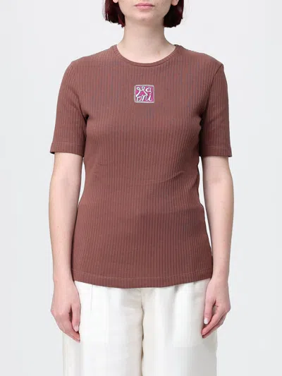 Marni T-shirt Woman Color Tobacco In Brown