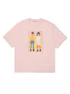 Marni Mini Classic T-shirt For Girls In Pink
