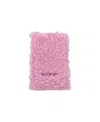 Marni Shearling Phone Case In Pink