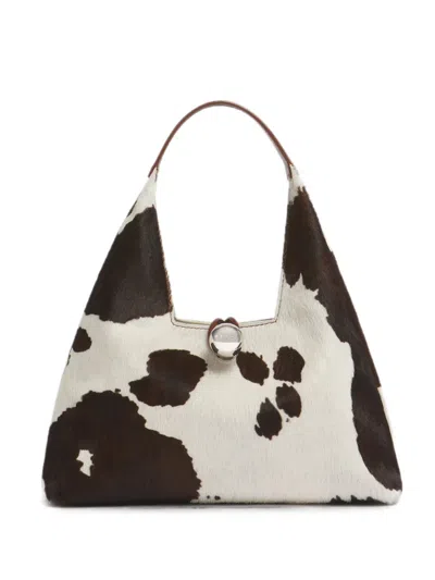 Marni Cow-print Shoulder Bag In Multi