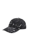 Marni Crayon-effect Baseball Cap In Black