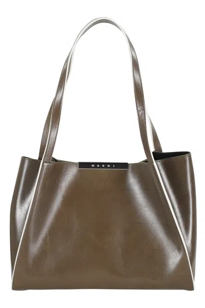 Marni Cresta Tote Bag In Multi