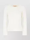 Marni Crew Neck Cotton Blend Sweater