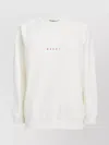 Marni Crew-neck Cotton Sweatshirt Contrasting Lettering