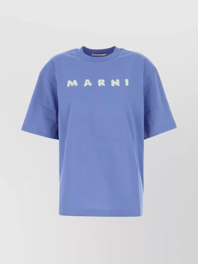 MARNI CREW NECK COTTON T-SHIRT