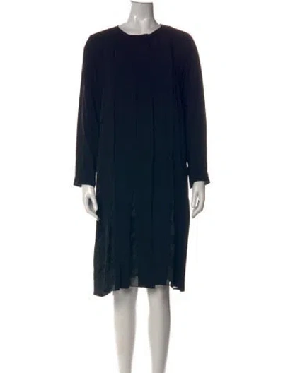 Pre-owned Marni Crew Neck Knee-length Dress In Blue
