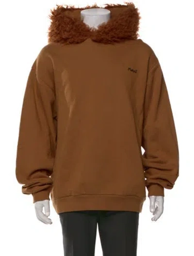 Pre-owned Marni Crew Neck Long Sleeve Pullover In Brown