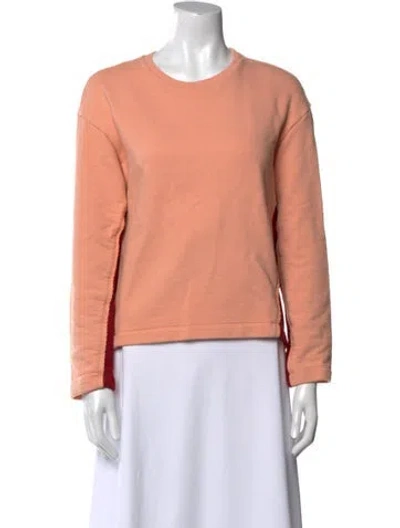 Pre-owned Marni Crew Neck Long Sleeve Sweatshirt In Orange