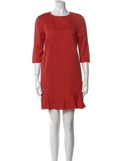 Pre-owned Marni Crew Neck Mini Dress In Pink