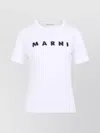 Marni Logo Short-sleeved T-shirt In White