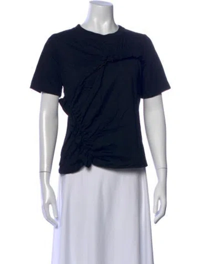 Pre-owned Marni Crew Neck Short Sleeve Top In Blue