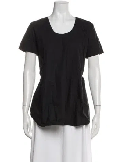 Pre-owned Marni Crew Neck Short Sleeve Top In Gray