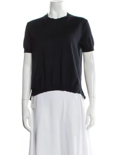 Pre-owned Marni Crew Neck Short Sleeve T-shirt In Black