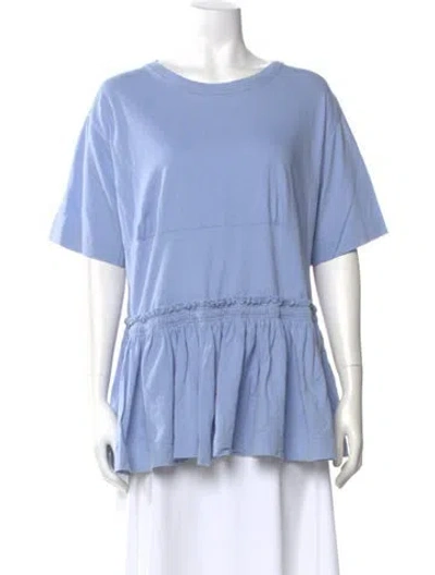 Pre-owned Marni Crew Neck Short Sleeve T-shirt In Blue