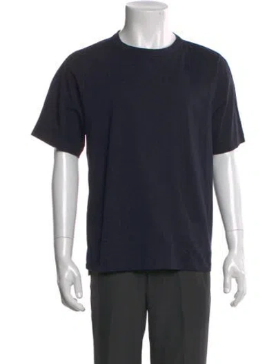 Pre-owned Marni Crew Neck Short Sleeve T-shirt In Blue