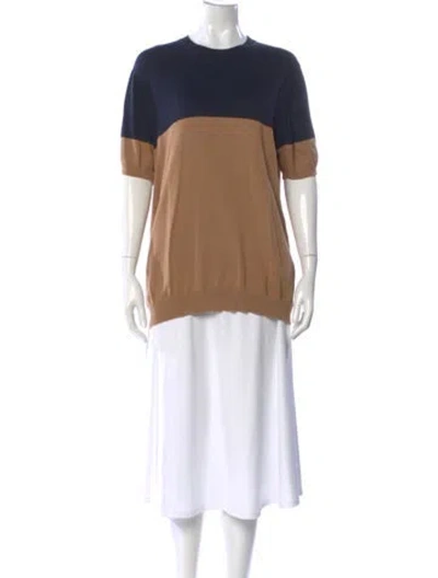 Pre-owned Marni Crew Neck Short Sleeve T-shirt In Blue