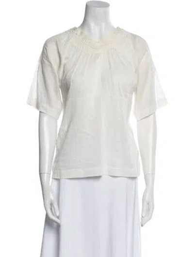 Pre-owned Marni Crew Neck Short Sleeve T-shirt In Neutral