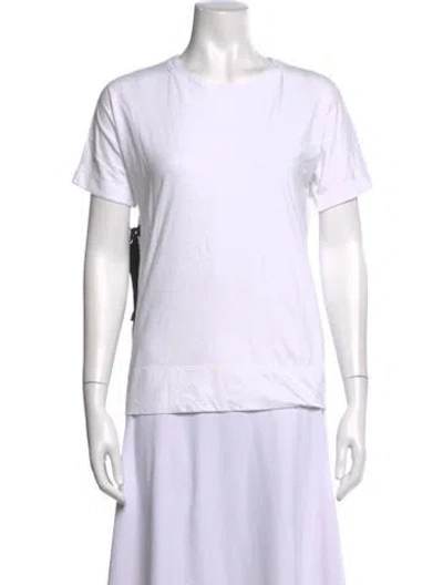 Pre-owned Marni Crew Neck Short Sleeve T-shirt In White