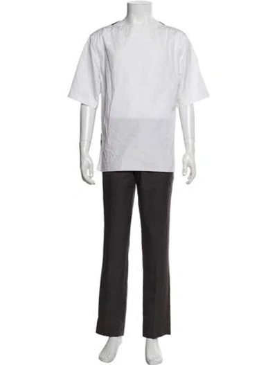 Pre-owned Marni Crew Neck Short Sleeve T-shirt In White