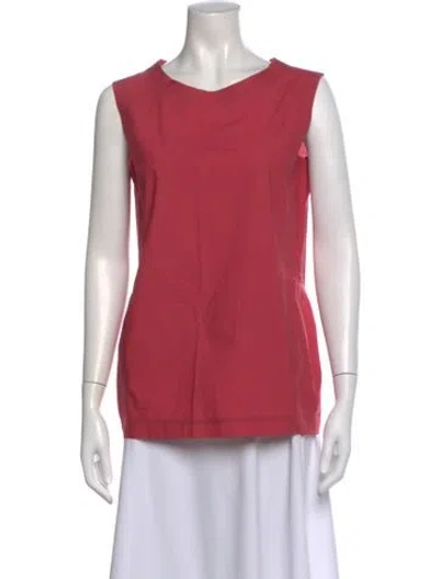 Pre-owned Marni Crew Neck Sleeveless Top In Pink