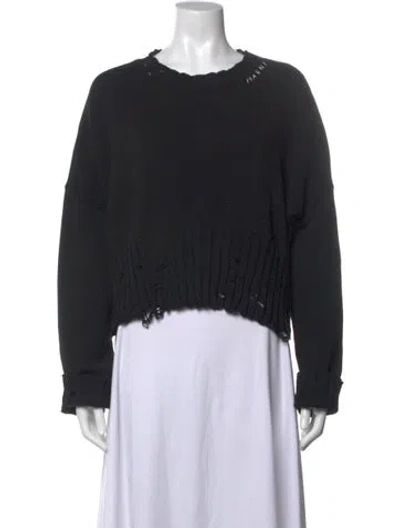Pre-owned Marni Crew Neck Sweater In Black