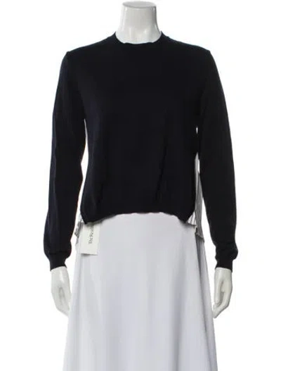 Pre-owned Marni Crew Neck Sweater In Blue