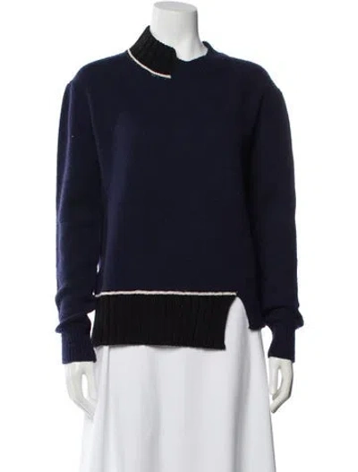 Pre-owned Marni Crew Neck Sweater In Blue