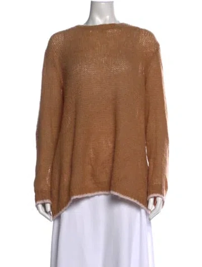 Pre-owned Marni Crew Neck Sweater In Brown