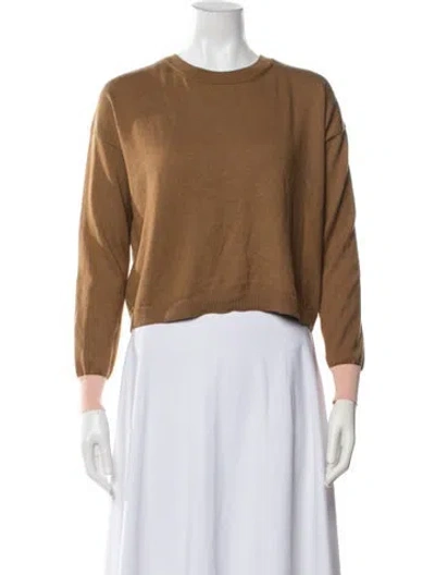 Pre-owned Marni Crew Neck Sweater In Brown