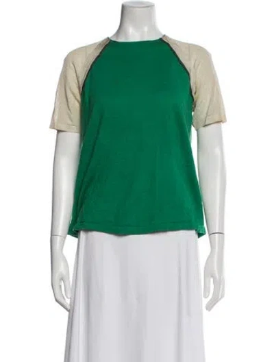 Pre-owned Marni Crew Neck Sweater In Green