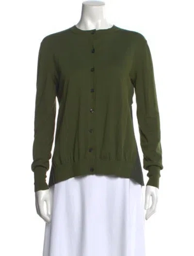 Pre-owned Marni Crew Neck Sweater In Green