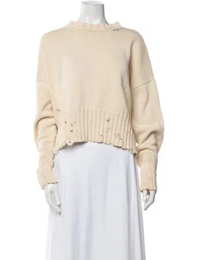 Pre-owned Marni Crew Neck Sweater In Neutrals
