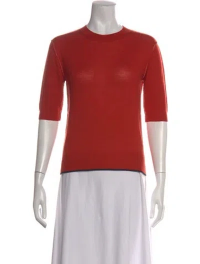 Pre-owned Marni Crew Neck Sweater In Orange