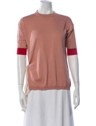 Pre-owned Marni Crew Neck Sweater In Pink