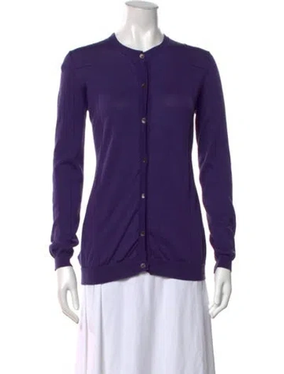 Pre-owned Marni Crew Neck Sweater In Purple