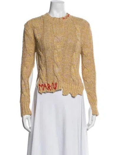 Pre-owned Marni Crew Neck Sweater W/ Tags In Neutral
