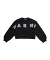 Marni Crew Neck Sweatshirt In Black