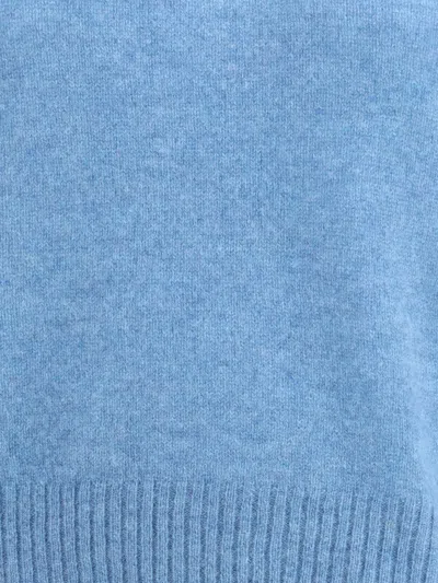Marni Crewneck Cashmere Sweater In Blue