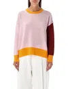 MARNI MARNI CREWNECK COLORBLOCK SWEATER