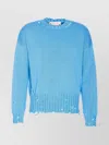 Marni Logo Embroidery Sweater Sweaters And Cardigans Blue