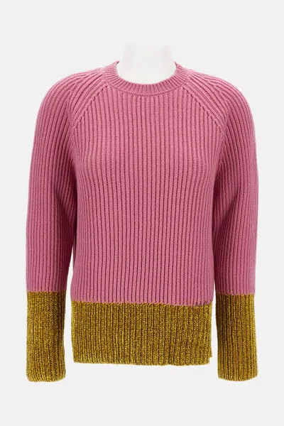 Marni Crewneck Sweater In Pink